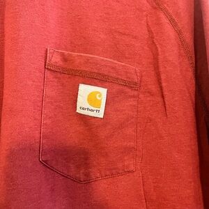 Carthart Oversized Tshirt - Red - 2 XL Force - Flexible.